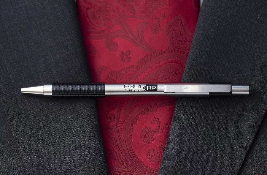 Zebra Pen F-Series Ballpoint Stainless Steel Pen Refill