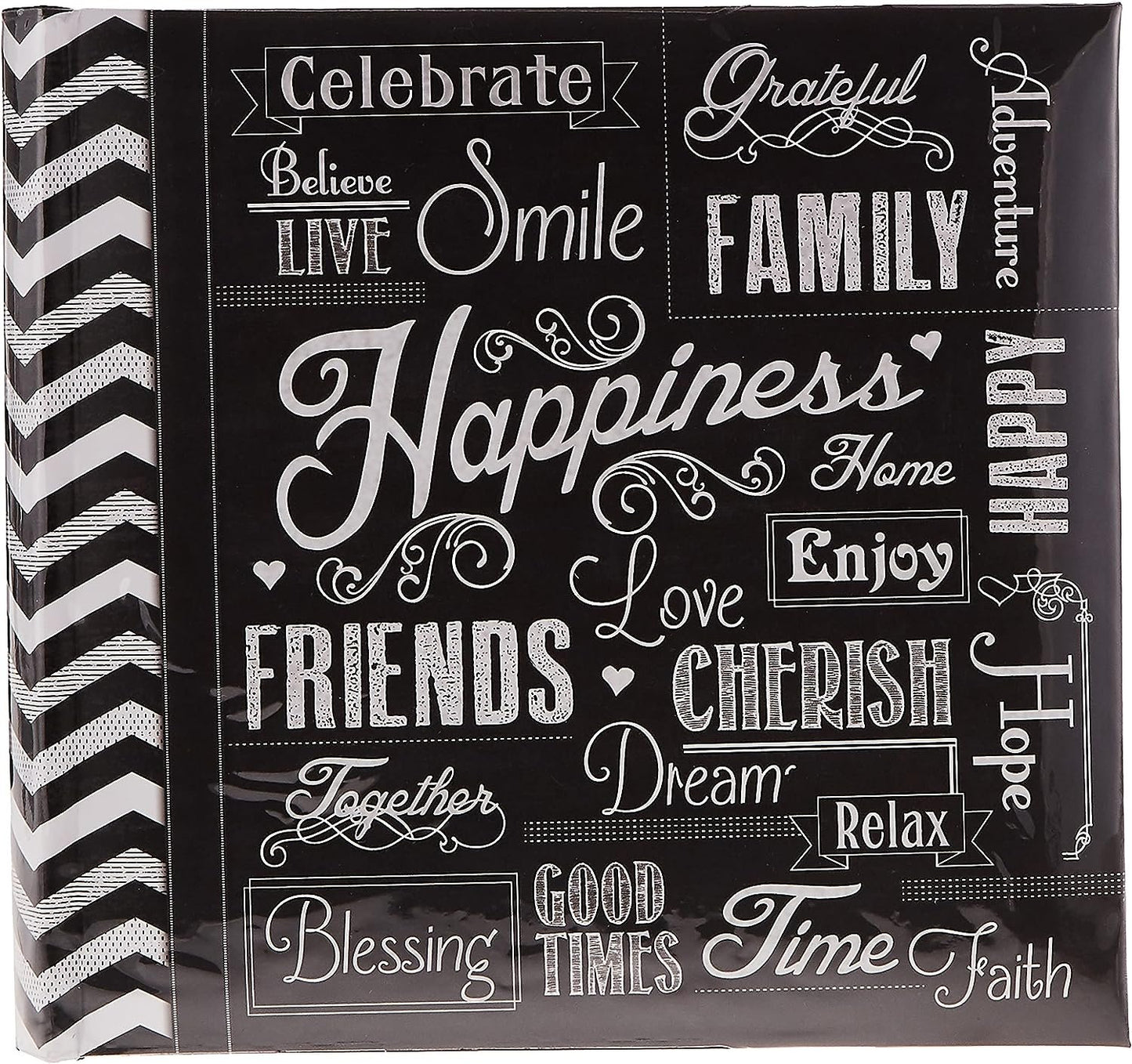 Pioneer Photo Albums EV-246CHLK Happiness Photo Album 4 x 6 Inch
