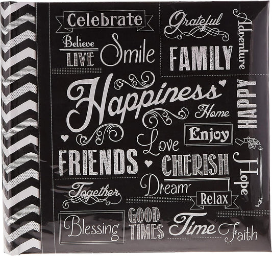 Pioneer Photo Albums EV-246CHLK Happiness Photo Album 4 x 6 Inch