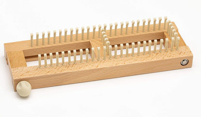 Authentic Knitting Board Sock Loom Original, Fine Gauge Wood Loom