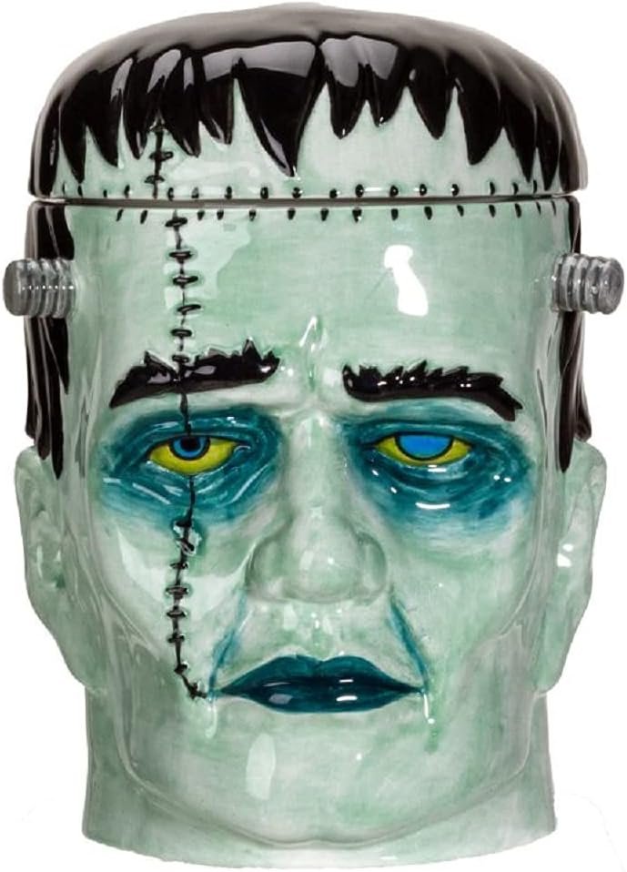 Pacific Giftware Frankenstein Head Ceramic Cookie Jar