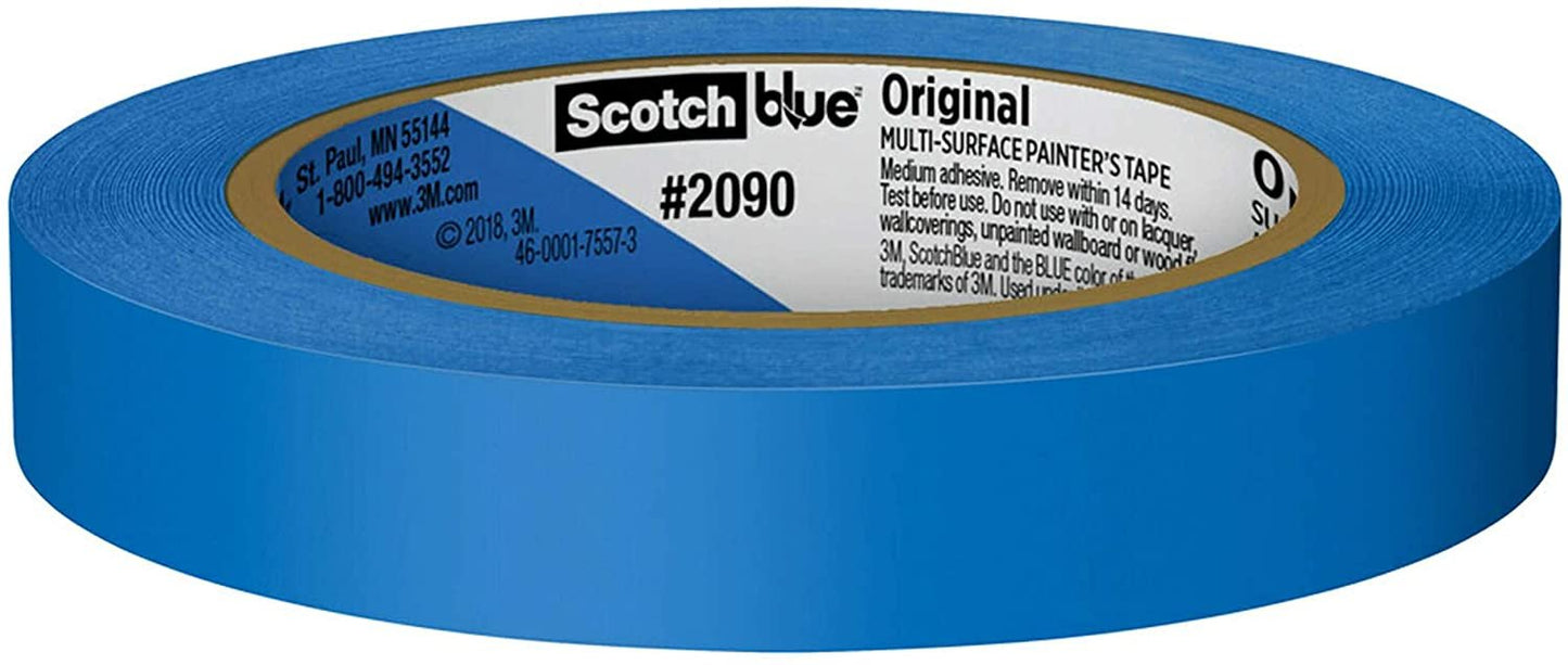 ScotchBlue Original Multi-Surface Painter's Tape, .70 inches x 60 yards, 2090, 1 Roll