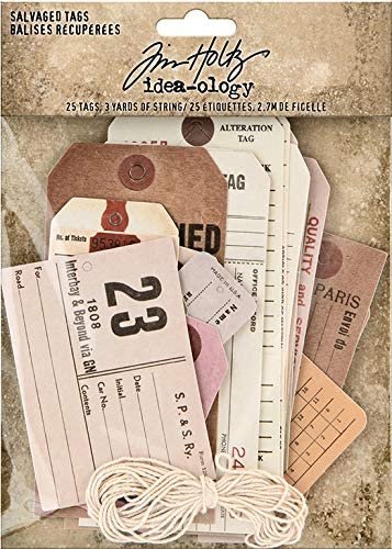 Tim Holtz Idea-Ology 2020 Urban Layers and Salvaged Tags - 2 Item Bundle
