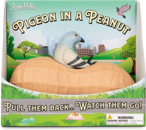 Accoutrements Archie Mcphee Pigeon in a Peanut Pull Back Toy Car (13038)