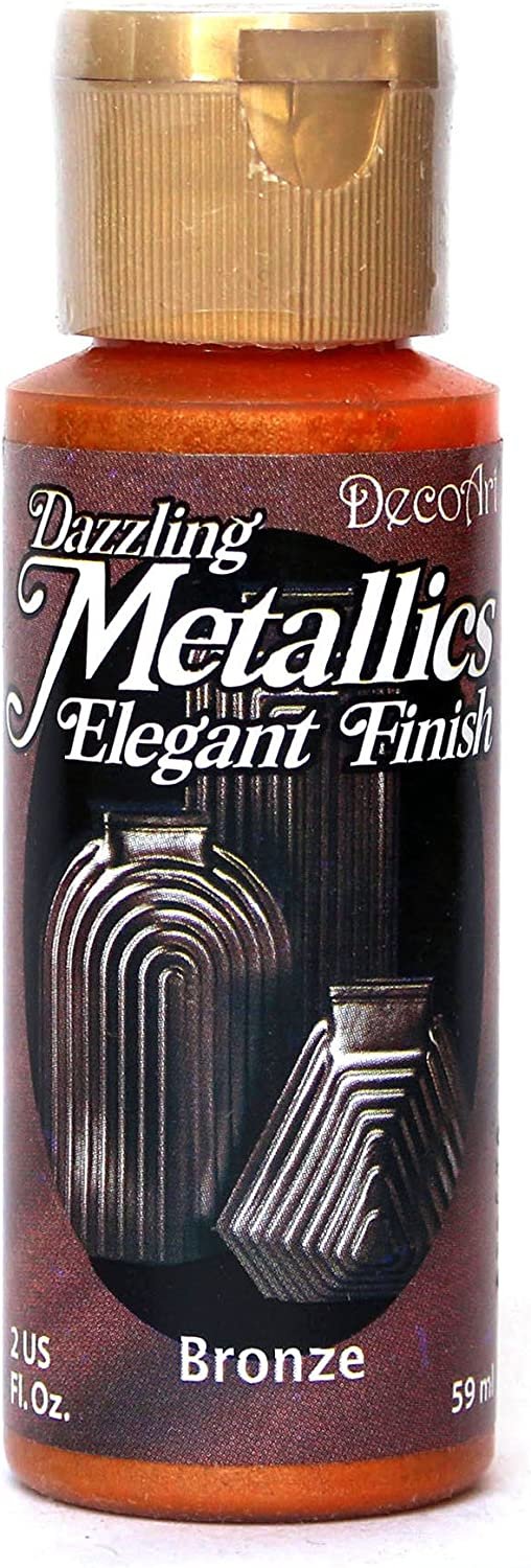 DecoArt Dazzling Metallics 2-Ounce Bronze Acrylic Paint