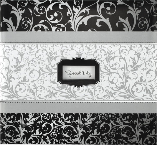 MBI Expressions Collection Full of Life and Love Expandable Scrapbook, Includes 10 Acid Free 12x12 Inch Pages and 2.5 x 2.5 Front Cover Picture Opening