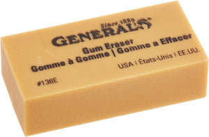 General Pencil 136EBP Artist Gum Eraser- (2 Pack)