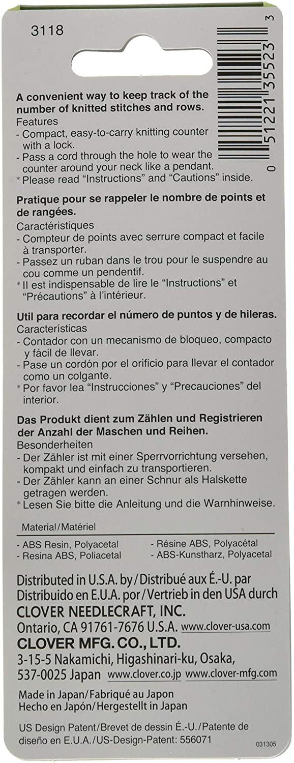 Clover Knitting Stitch Counter Mini Kacha-Kacha (Parent)