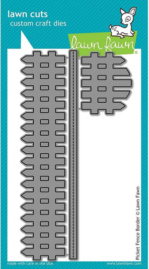 Lawn Fawn Dies - Picket Fence Border (LF853)