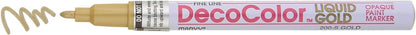 UCHIDA 200-C-GLD Marvy Deco Color Fine Point Paint Marker, Gold