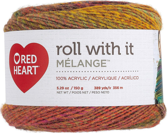 Red Heart Roll with it Melange Catwalk