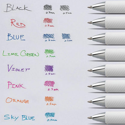 Pentel EnerGel Pearl Deluxe RTX Retractable Liquid Gel Pen, 0.7mm, (BL77WBP3M1)