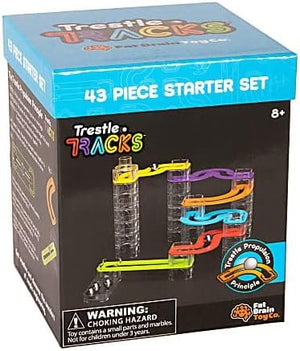 Fat Brain Toys Trestle Tracks Starter Marble Run