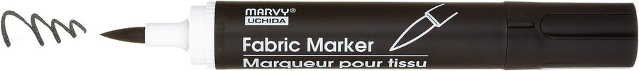 UCHIDA 722-C-1 Marvy Fabric Brush Point Marker, Black