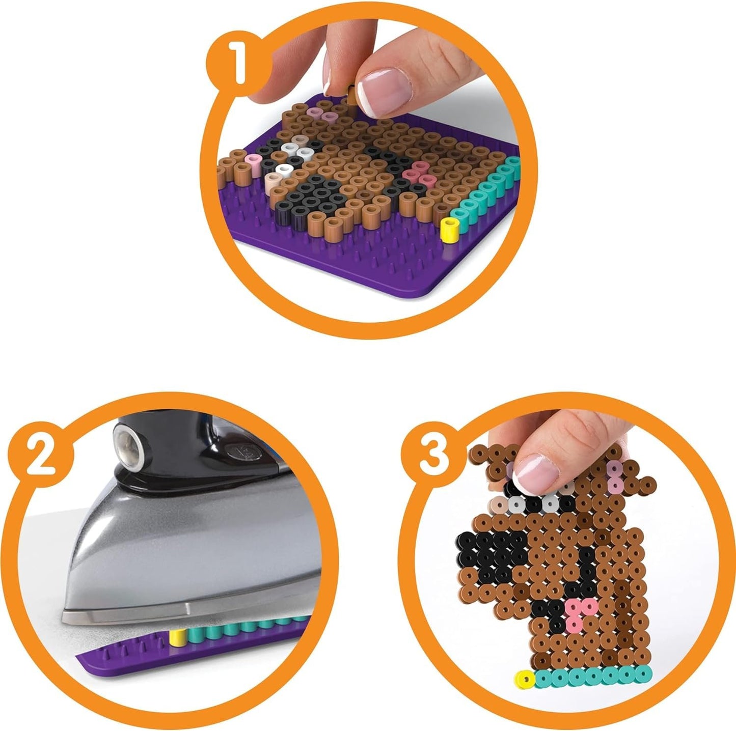 Perler Scooby-Doo Fuse Bead Activity Craft Kit with Pegboards and Ironing Paper, Multicolor 5005 Piece