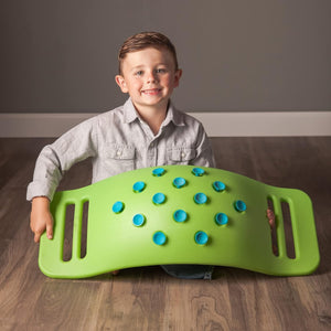 Fat Brain Toys Teeter Popper - Green - Active Sensory Excitement Ages 3 and Up