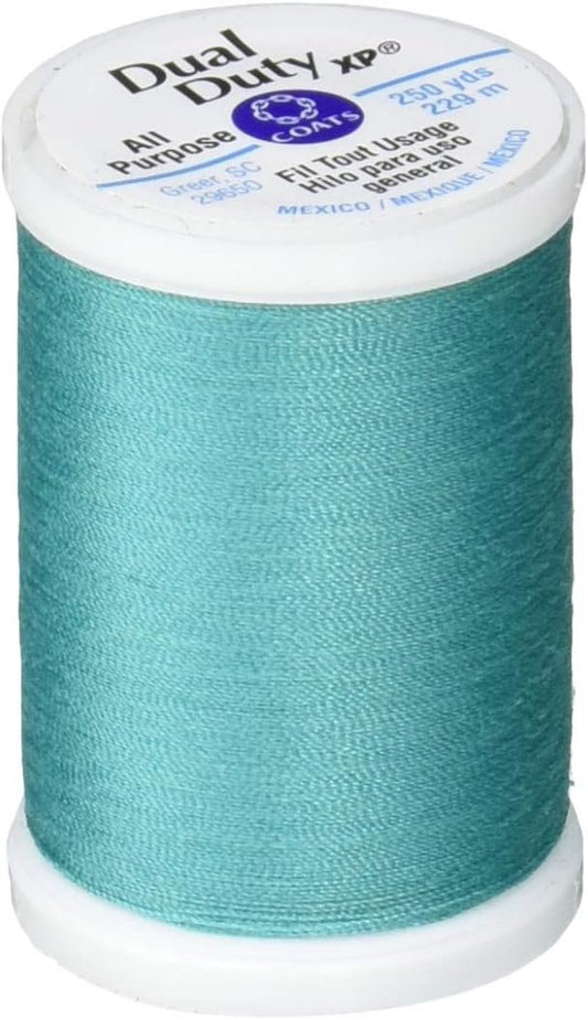 Coats: Thread & Zippers Dual Duty XP General Purpose Thread, 250-Yard, Ming Teal