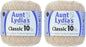 Aunt Lydia's Crochet Thread - Size 10 - Natural (2-Pack)