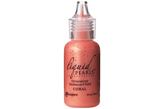 Ranger LPL-47520 Liquid Pearls Glue, 0.5 oz, Coral