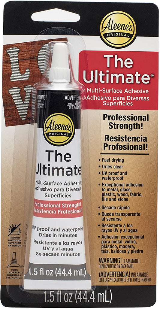 Aleene's 33260 Ultimate Multi-Surface Adhesive, 1.5 oz.