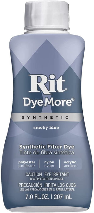 Rit Dye Liquid More Synthetic 7oz- Smoky Blue