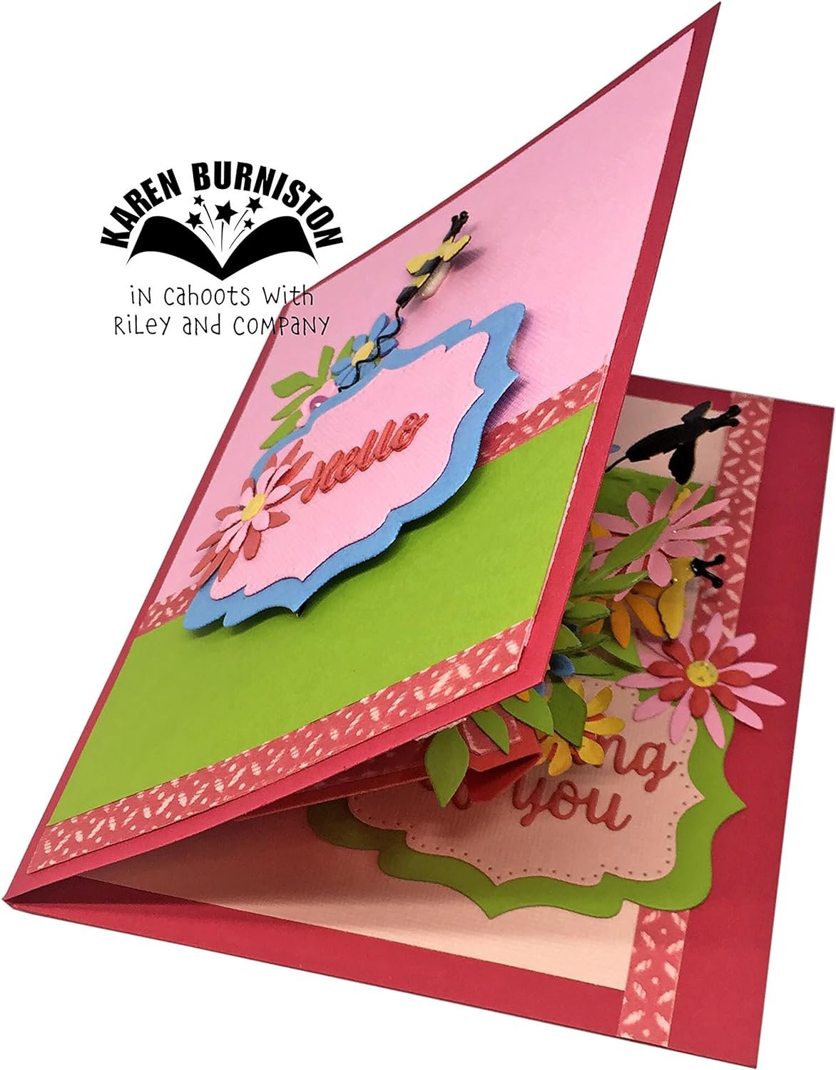 KB Riley 1010 Karen Burniston Dies-Flowerpot Pop-Up