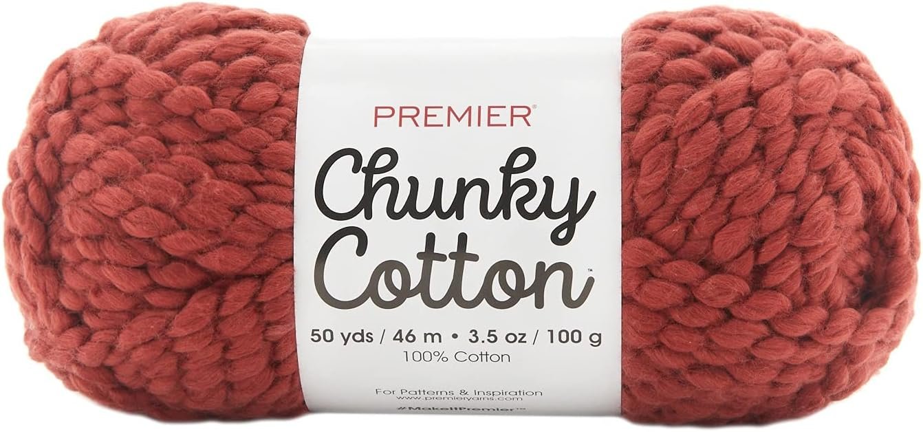 Premier Chunky Cotton, 100% Cotton, Super Bulky, Macrame, Home Decor, Machine Washable