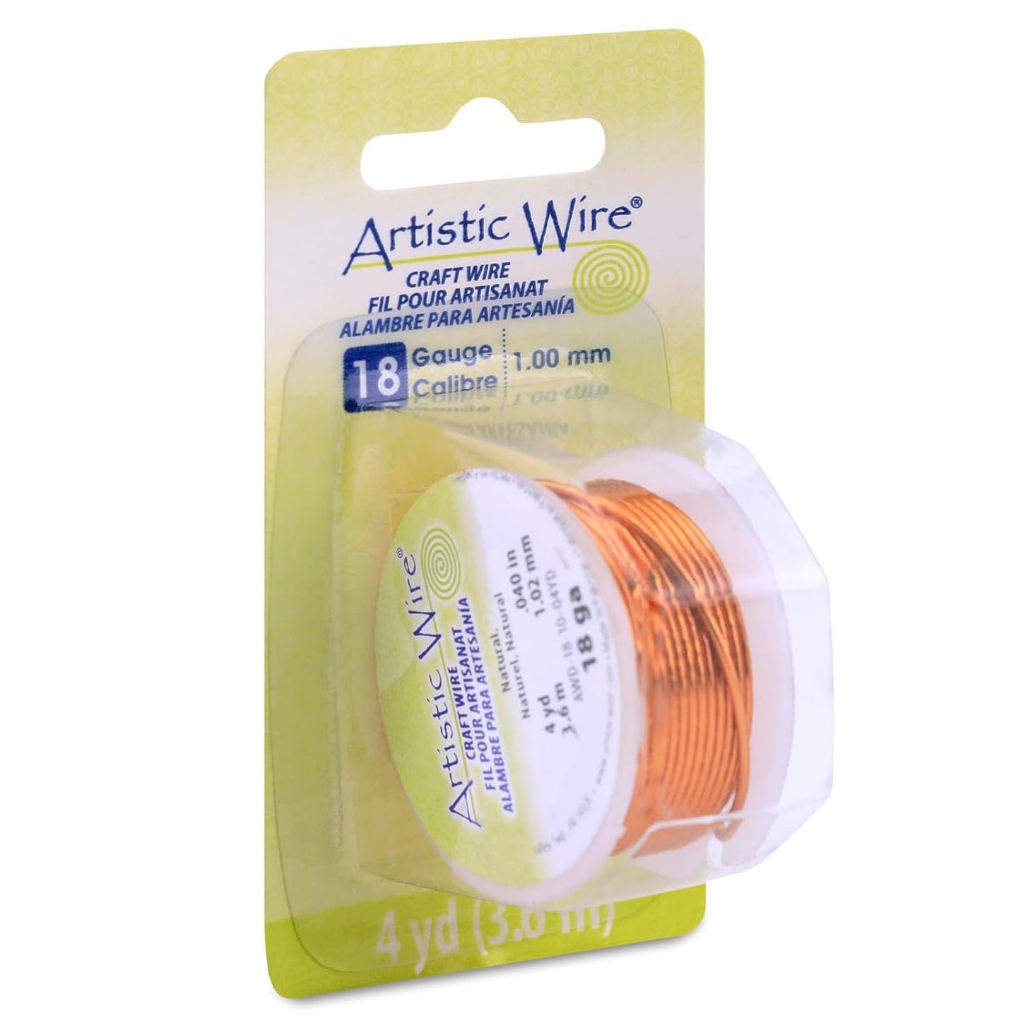 Artistic Wire, 18 Gauge Tarnish Resistant Copper Craft Wire