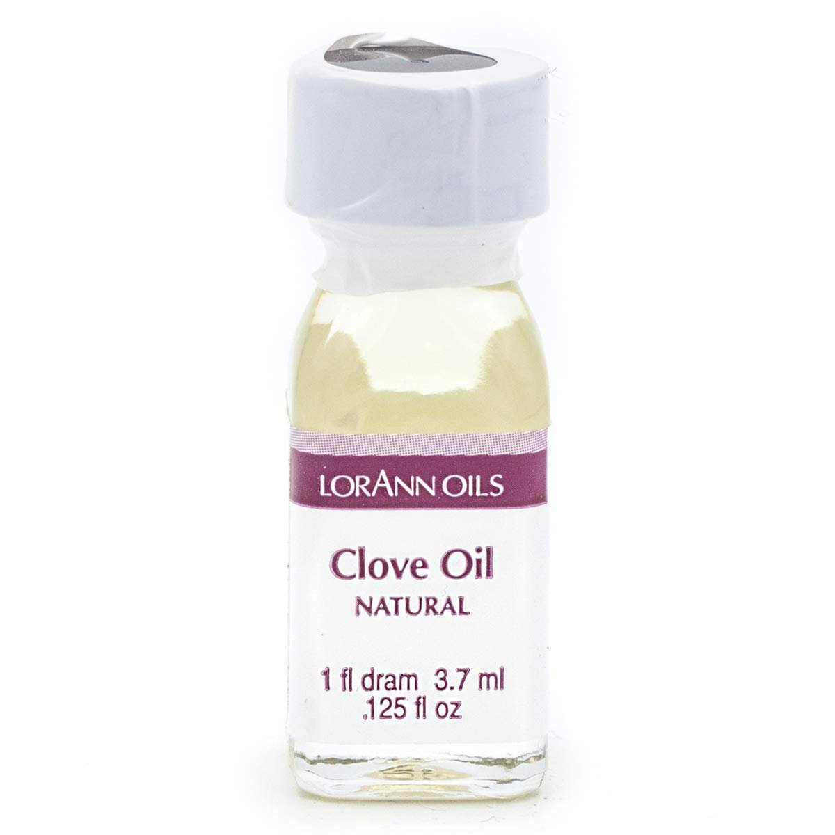 LorAnn Clove Leaf Oil SS Natural Flavor, 1 dram bottle (.0125 fl oz - 3.7ml - 1 teaspoon)