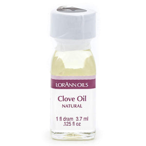 LorAnn Clove Leaf Oil SS Natural Flavor, 1 dram bottle (.0125 fl oz - 3.7ml - 1 teaspoon)