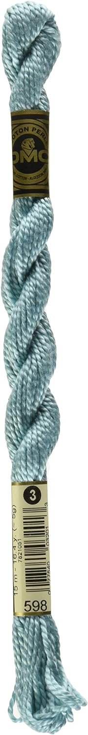 DMC 115 3-598 Pearl Cotton Thread, Light Turquoise