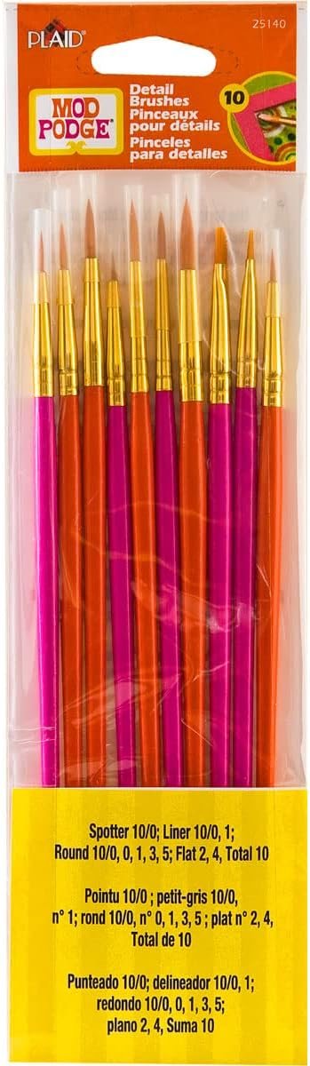 Mod Podge Brush Set, (10-Piece), Count