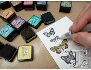 Ranger THoltz Ink Pad Set 4 Tim Holtz Distress Mini InkSet, 70 x 23 mm, Multi-Colour