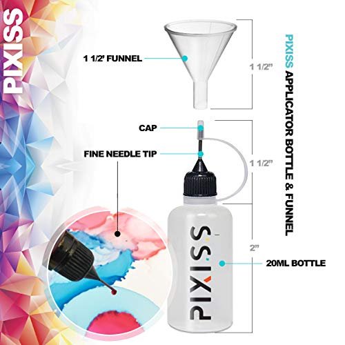 Alcohol Blending Solution for Ink - Large 4oz Ink Blending Solution - Works with All Alcohol Inks - with Applicator Tip, Applicator Bottle and Funnel