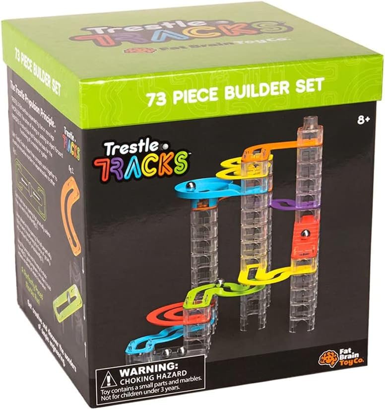 Fat Brain Toys TrestleTracks Builder Set - Trestle Tracks Builder Set Building & Construction for Ages 8 to 10