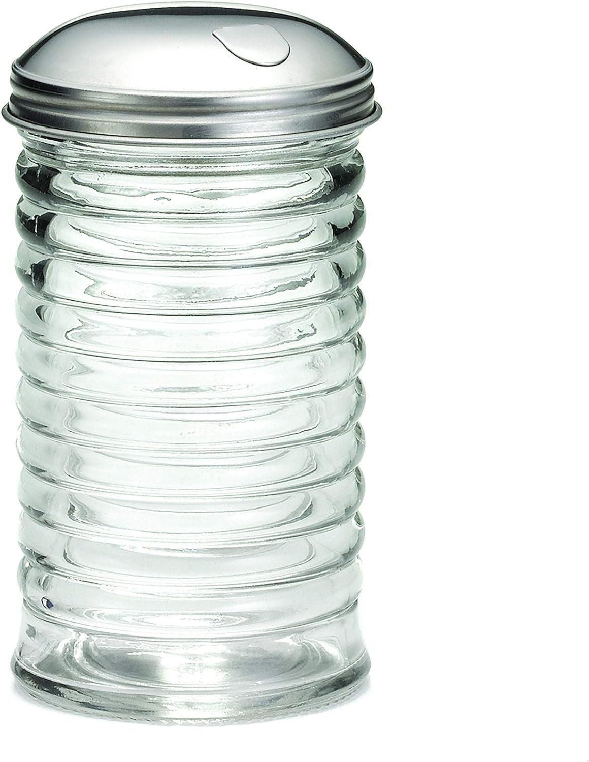 TableCraft Glass Beehive Sugar Pourer w/ Side Flap Cover,355 milliliters