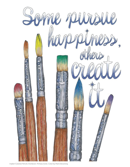 Creative Coloring Inspirations: Art Activity Pages to Relax and Enjoy! (Design Originals) 30 Motivating & Creative Art Activities on High-Quality, Extra-Thick Perforated Pages that Won't Bleed Through