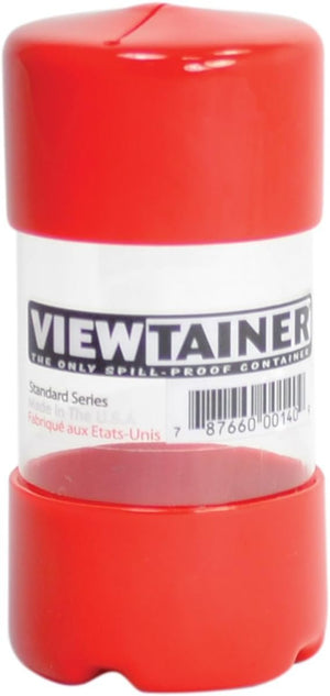 Viewtainer Storage Container, 2-Inch by 4-Inch, Red