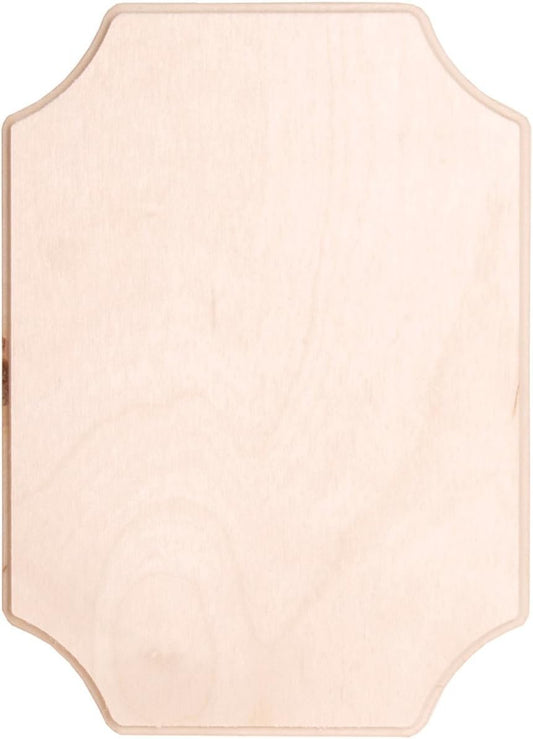 Walnut Hollow Baltic Birch French Corner Plaque-5"X7"X.38, Natural