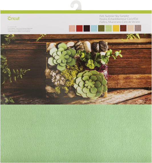 Cricut Felt Sampler, Summer Sky 12x12