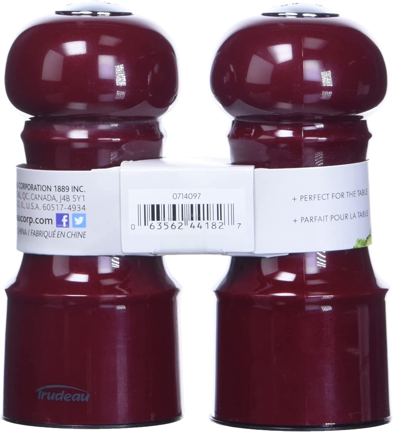 Trudeau 4-1/2-Inch Salt and Pepper Shaker