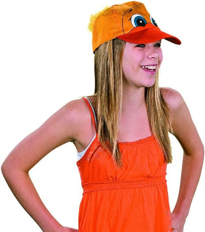 Fun Express - Luau Ducky Shaped Baseball Cap for Party - Apparel Accessories - Hats - Baseball Caps - Party - 1 Piece