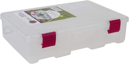 Creative Options 2-3630-82 Pro-Latch Deep Utility Organizer with 4 to 9 Adjustable Compartments, Medium