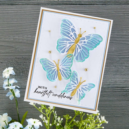 SPELLBINDERS PAPERCRAFTS, INC SPELLBINDRS Designer Deli BFLY, Bronze