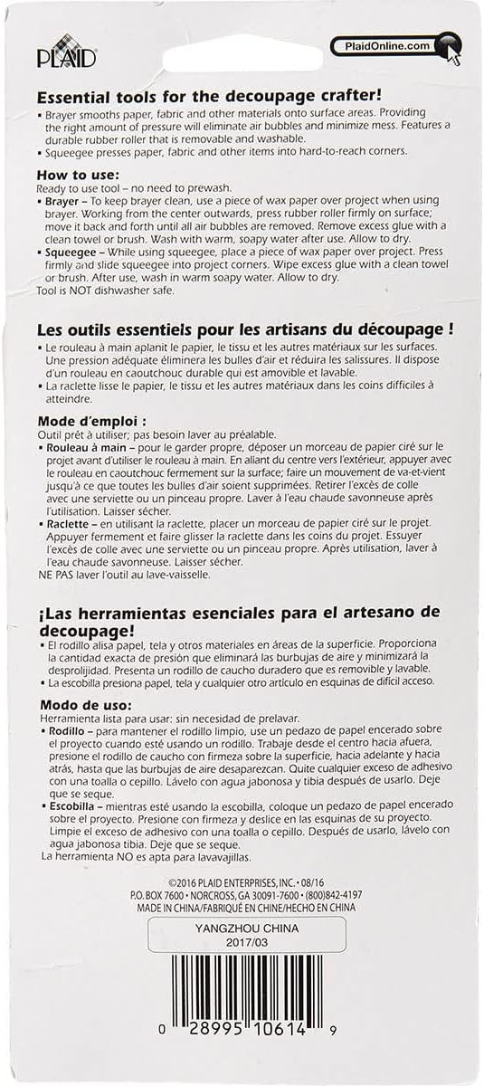 Mod Podge 2N1 Smoothing Tool, 9.5 x 6 x 2.25