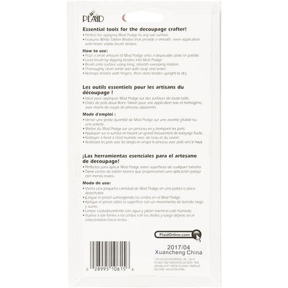 Mod Podge Short Handle Brush Set; 3pc