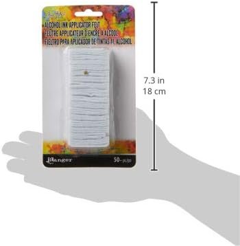 Ranger TIM20844 Adirondack Alcohol Ink Replacement Felt Pack,White