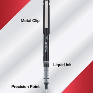 PILOT Precise V5 Stick Liquid Ink Rolling Ball Stick Pens