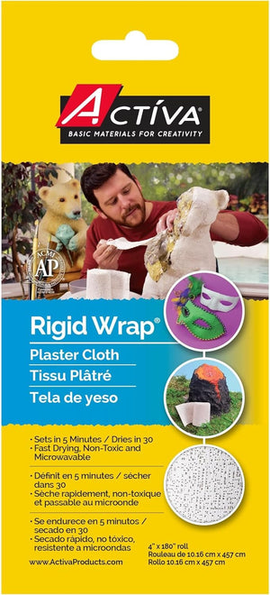 Activa Products Rigid Wrap Plaster Cloth for Arts and Crafts