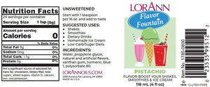 LorAnn Orange Cream Flavor Fountain, 4 oz Bottle